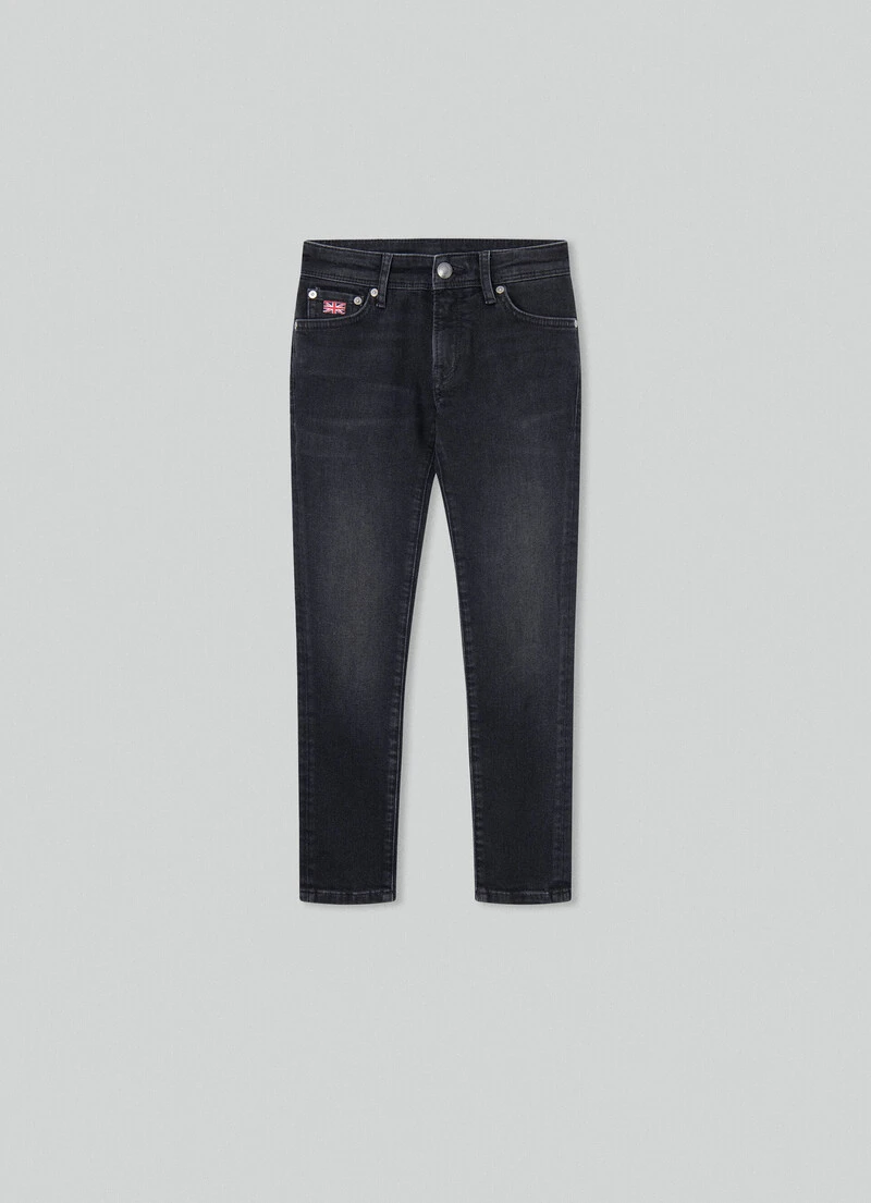 Hackett London BLACK DENIM SLIM FIT JEANS