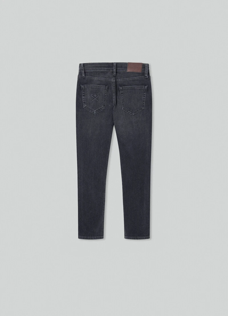 Hackett London GREY DENIM SLIM FIT JEANS - Image 2