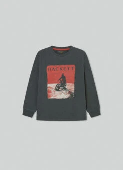 Hackett London MOTORBIKE LONG-SLEEVE T-SHIRT