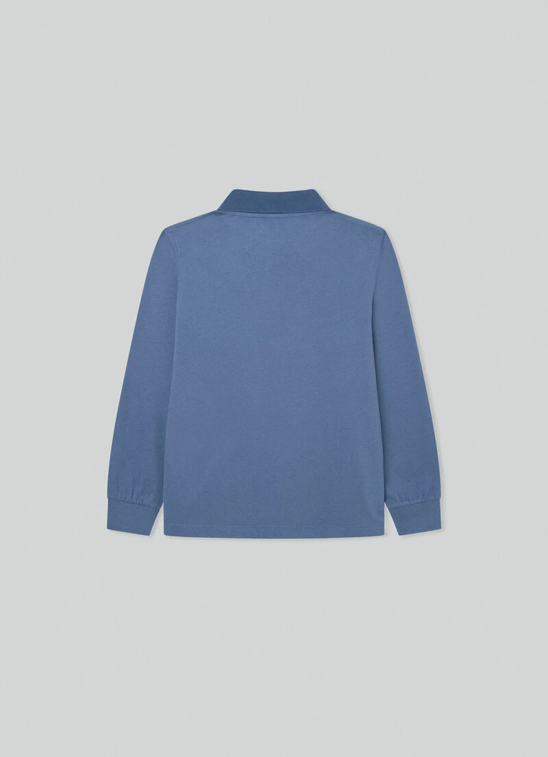HACKETT LONDON LONG SLEEVE POLO - Image 2