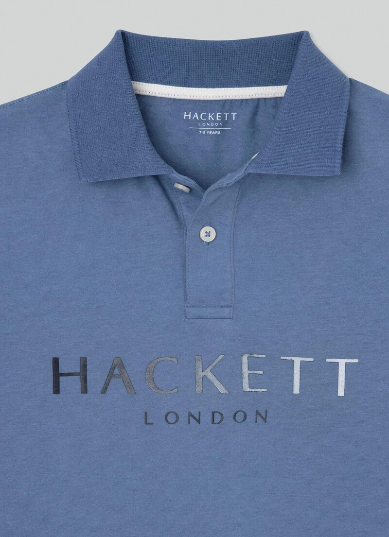 HACKETT LONDON LONG SLEEVE POLO - Image 3