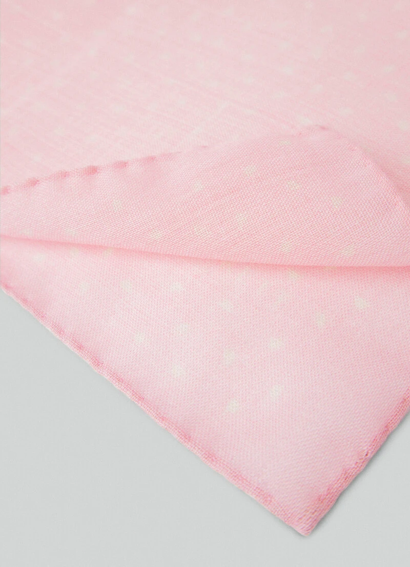 Hackett London BOWLER DOT WOOL SCARF - Image 2