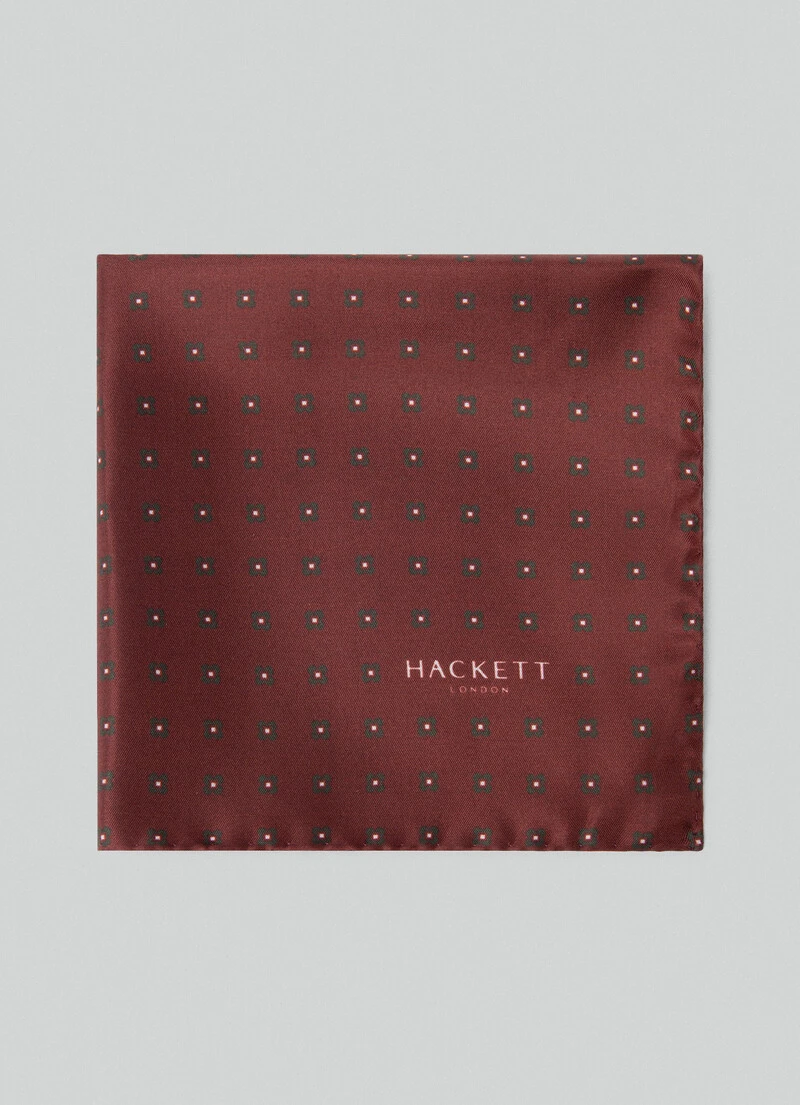 Hackett London FLORAL SILK HANDKERCHIEF
