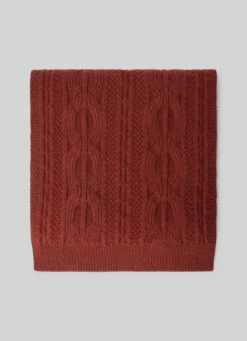 Hackett London CABLE KNIT SCARF