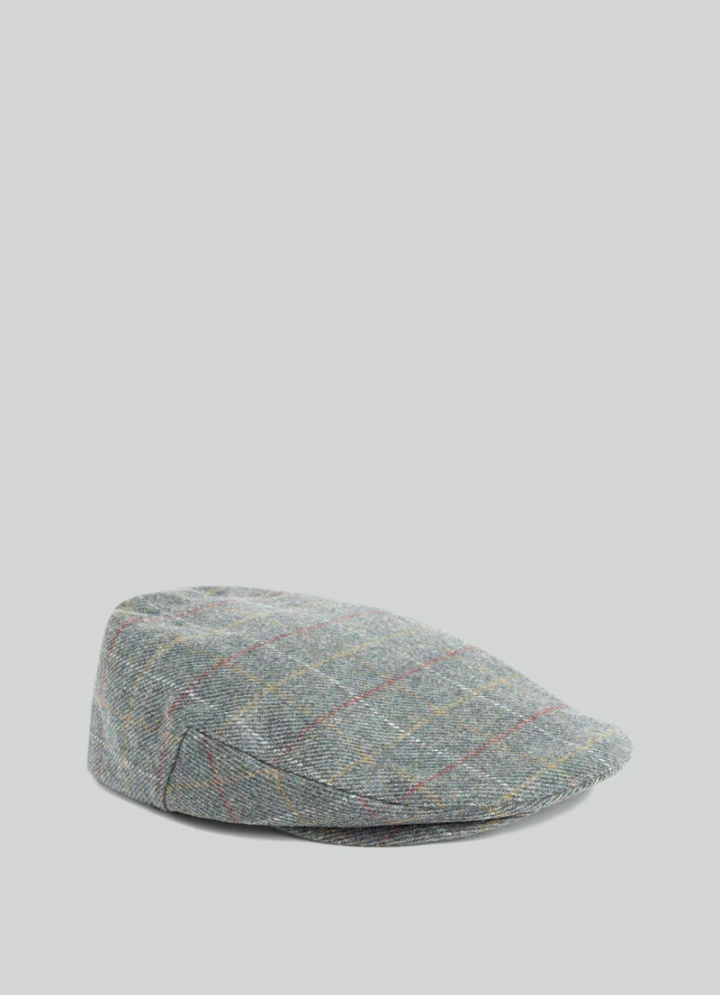 Hackett London TATTERSALL FLAT CAP