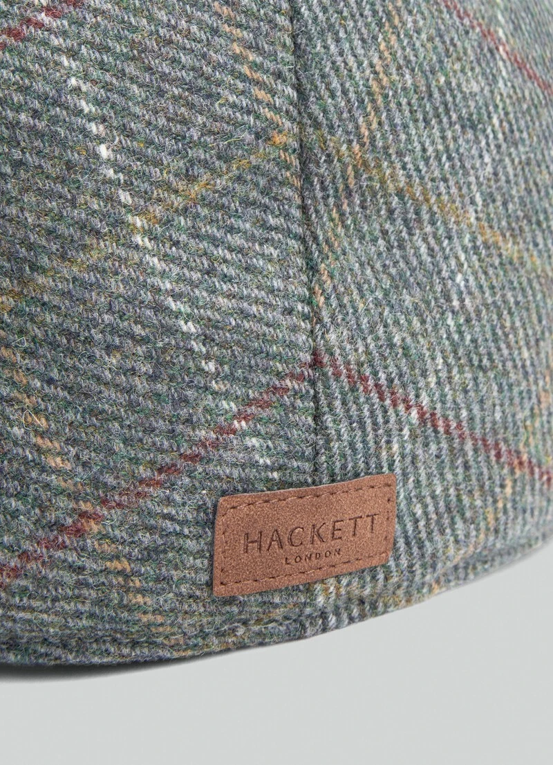 Hackett London TATTERSALL FLAT CAP - Image 3