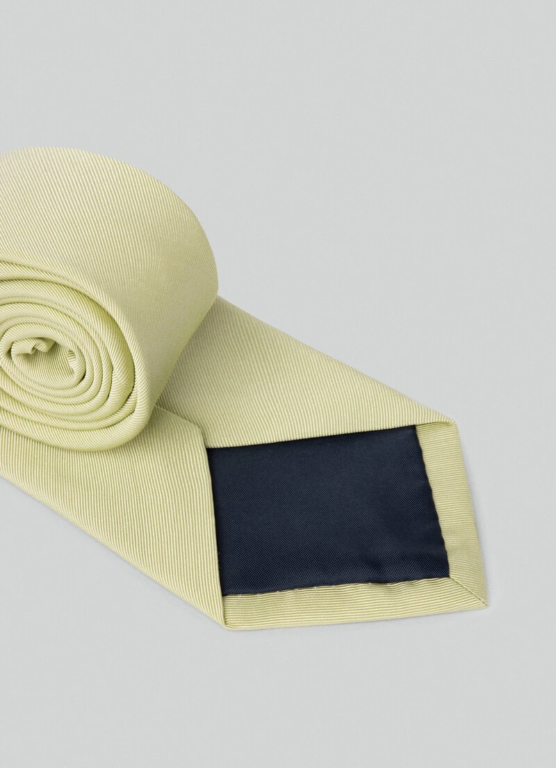 Hackett London SOLID FINE TWILL TIE - Image 2