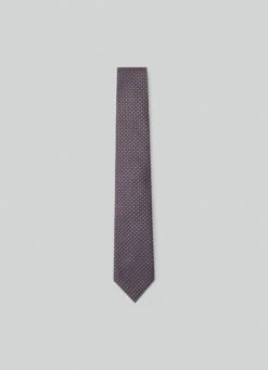 Hackett London GEOMETRIC SILK TIE