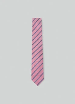 Hackett London STRIPED SILK TIE