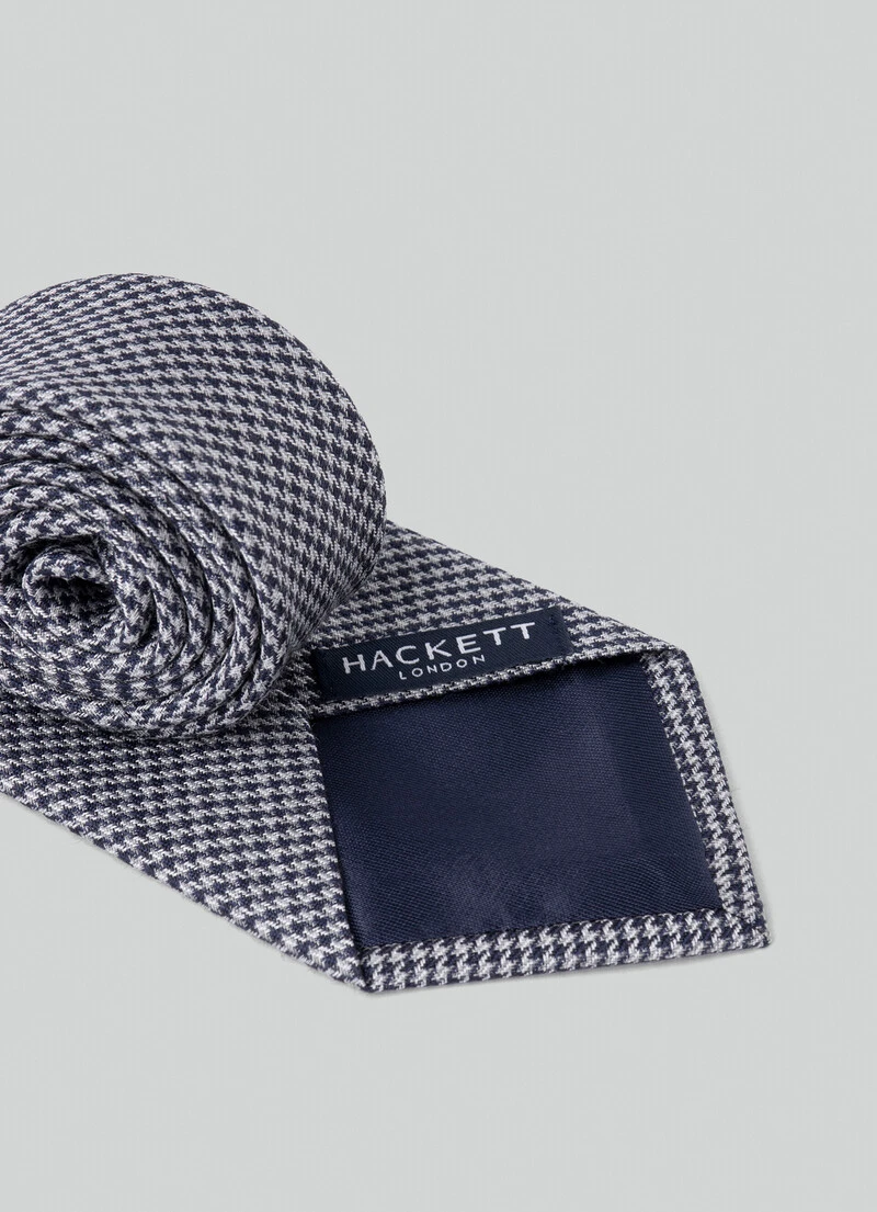 Hackett London HOUNDSTOOTH TIE - Image 2