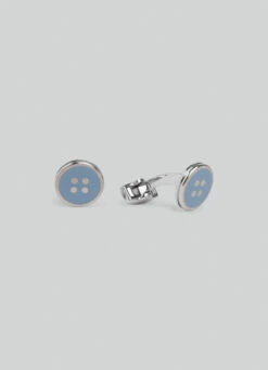 Hackett London FLAT BUTTON CUFFLINKS