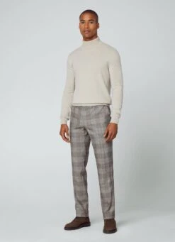 Hackett London CLASSIC FIT CHECKTROUSERS