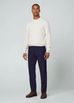 Hackett London RELAXED FIT PINSTRIPE TROUSERS