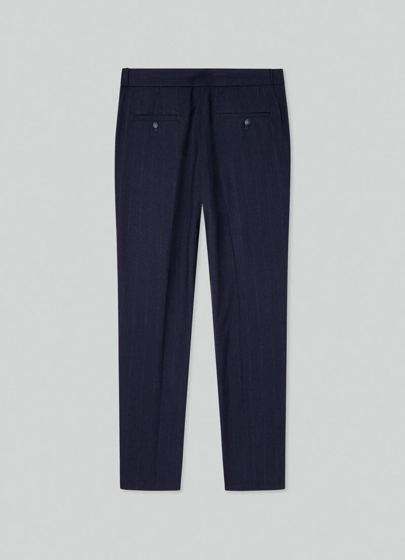 Hackett London RELAXED FIT PINSTRIPE TROUSERS - Image 7