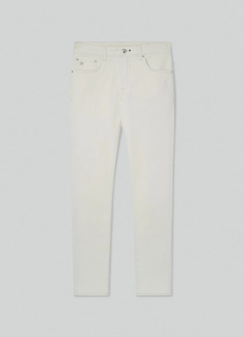 Hackett London SLIM FIT ECRU WASH JEANS - Image 6