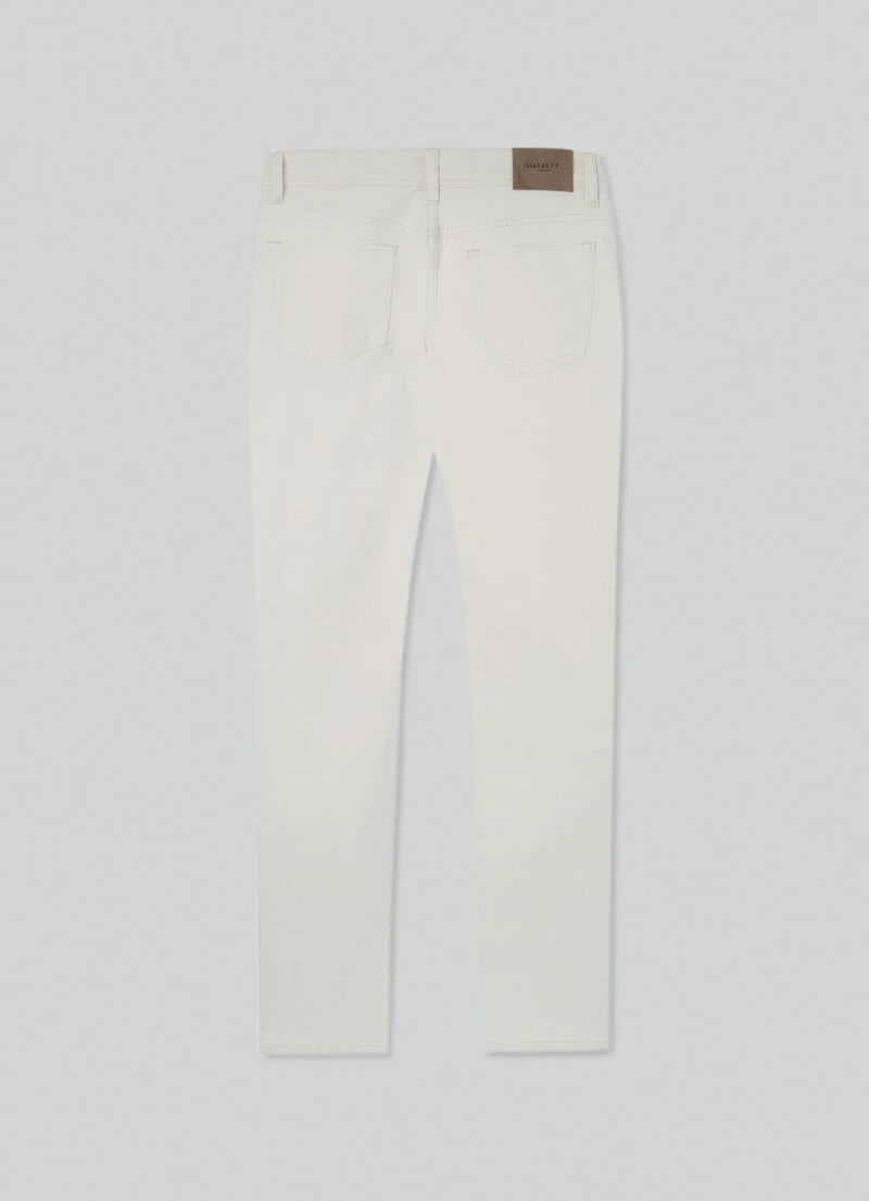 Hackett London SLIM FIT ECRU WASH JEANS - Image 7