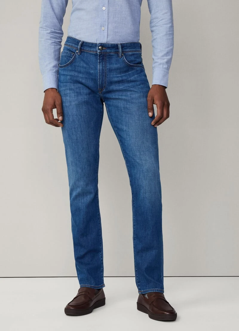 Hackett London SLIM FIT VINTAGE WASH JEANS - Image 2