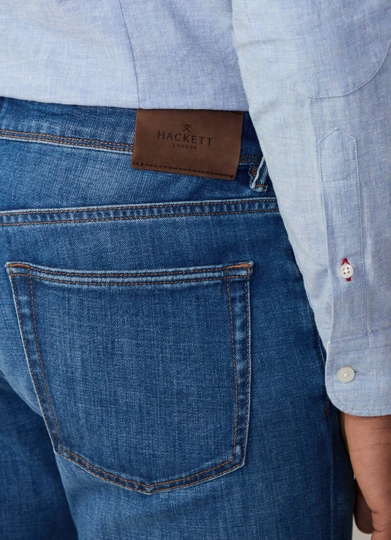 Hackett London SLIM FIT VINTAGE WASH JEANS - Image 5