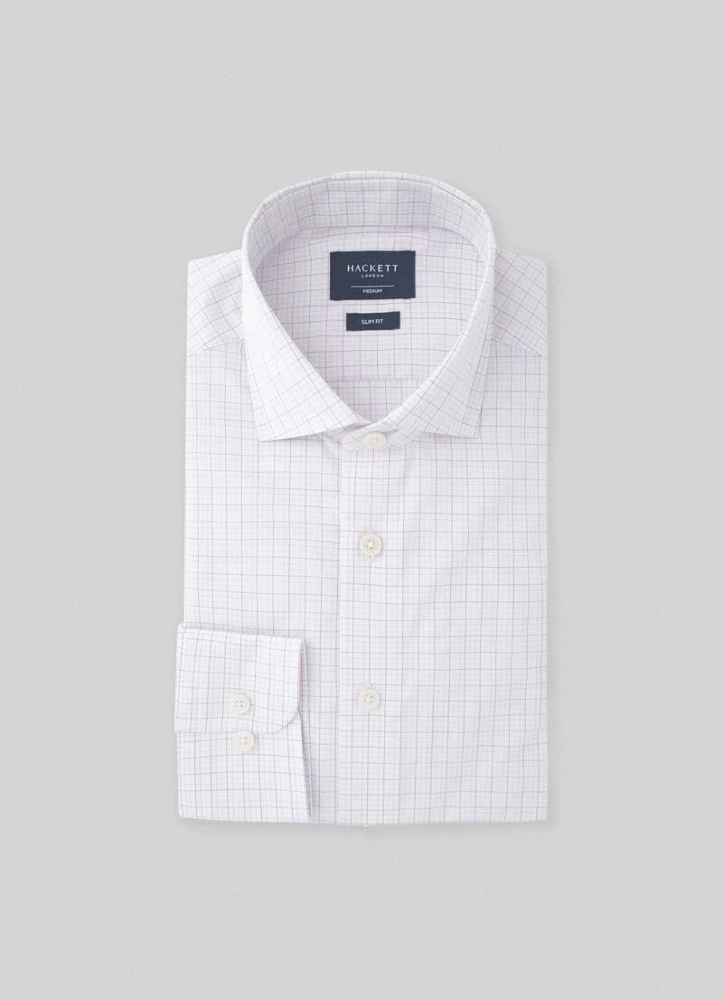 Hackett London SLIM FIT TATTERSALL CHECK SHIRT - Image 8