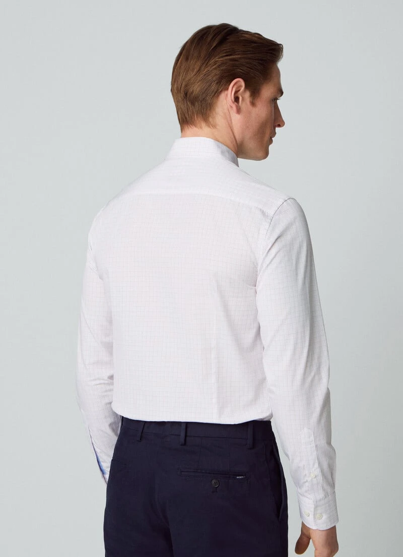 Hackett London SLIM FIT TATTERSALL CHECK SHIRT - Image 3