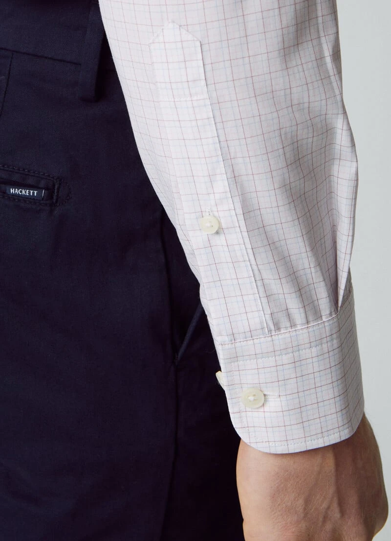 Hackett London SLIM FIT TATTERSALL CHECK SHIRT - Image 4