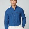 Hackett London SLIM FIT DENIM SHIRT