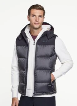Hackett London HACKETT SPORT TWO-TONE PUFFER GILET