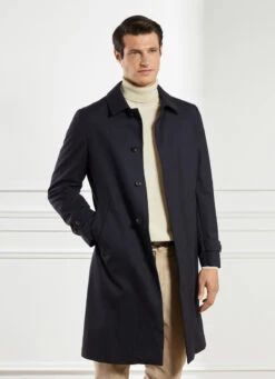 Hackett London WOOL AND CASHMERE OVERCOAT