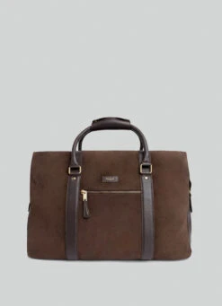 Hackett London SUEDE TRAVEL BAG