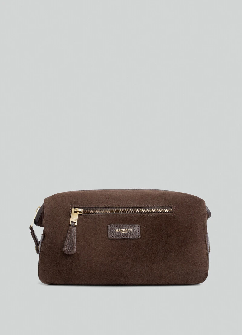 Hackett London SUEDE WASH BAG
