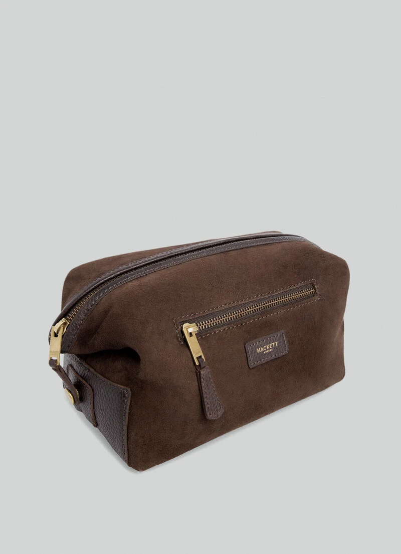 Hackett London SUEDE WASH BAG - Image 3
