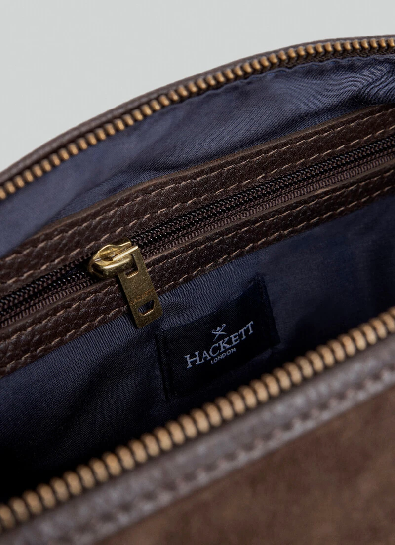 Hackett London SUEDE WASH BAG - Image 4