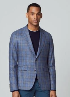 Hackett London SILK/WOOL BLAZER