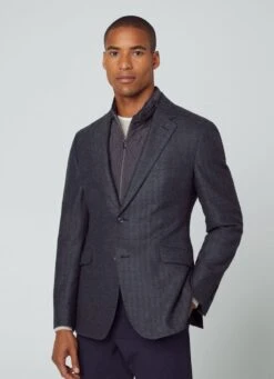 Hackett London BLAZER WITH DETACHABLE GILET