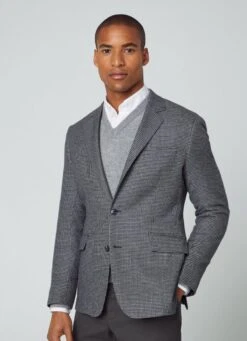 Hackett London COTTON HOUNDSTOOTH BLAZER