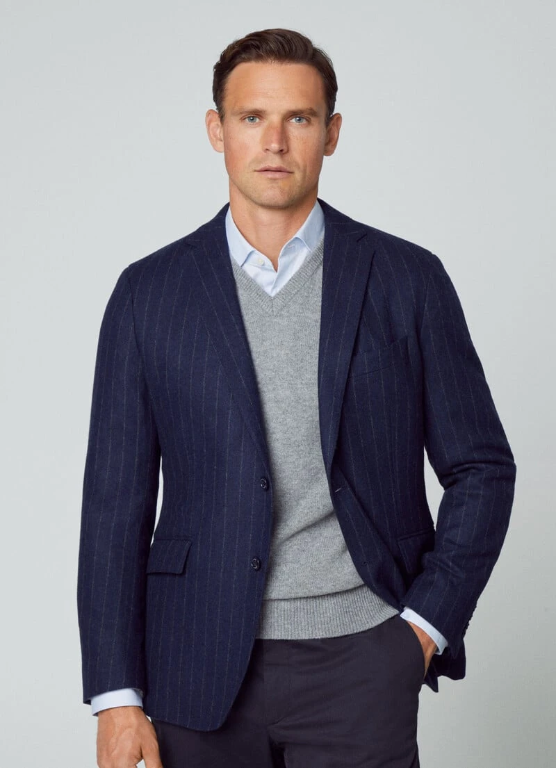 Hackett London CHALK STRIPE BLAZER - Image 5