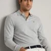 Hackett London SLIM FIT PIQUÉ LONG SLEEVE POLO
