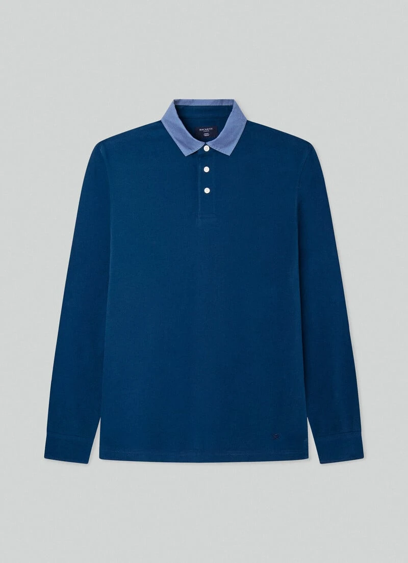 Hackett London SLIM FIT LONG SLEEVE POLO - Image 5