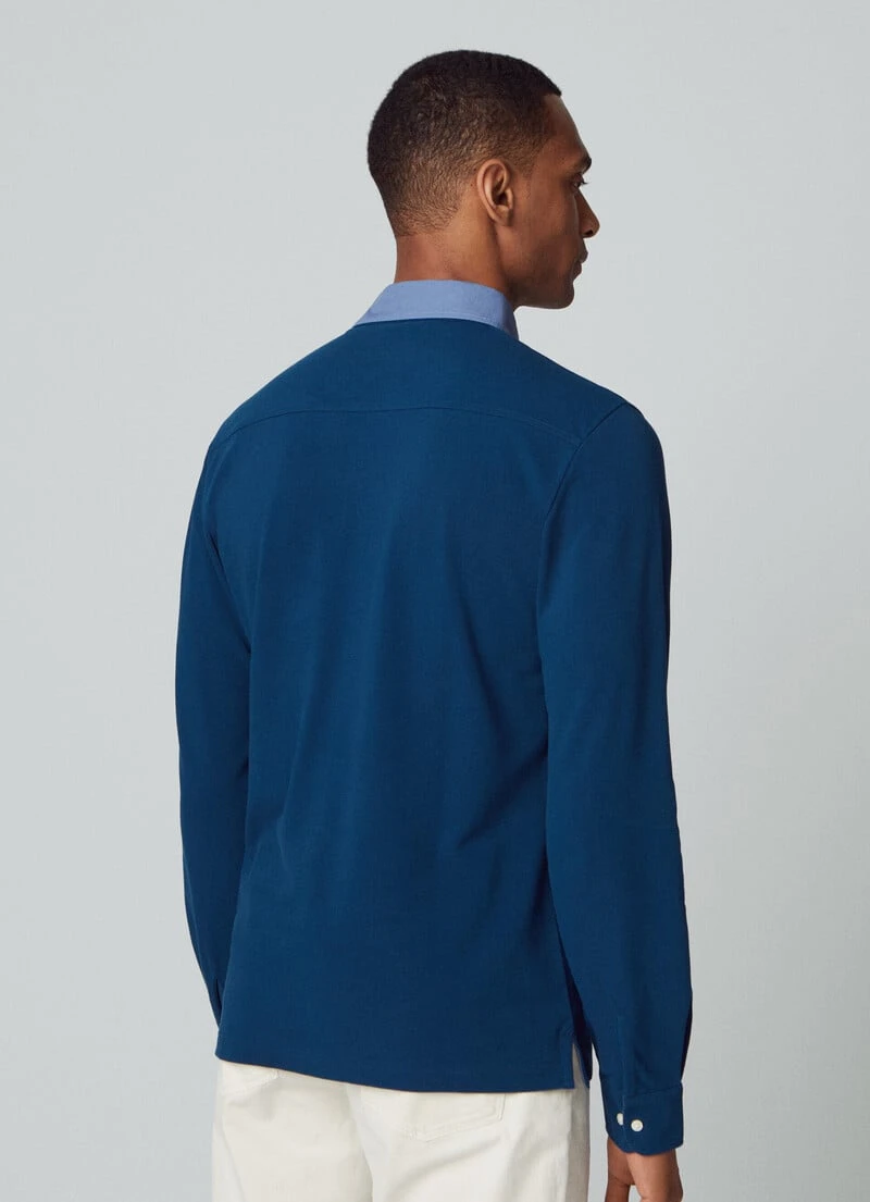 Hackett London SLIM FIT LONG SLEEVE POLO - Image 3