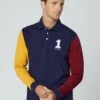 Hackett London HERITAGE CLASSIC FIT LONG SLEEVE POLO
