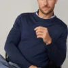 Hackett London CLASSIC FIT SILK AND WOOL JUMPER