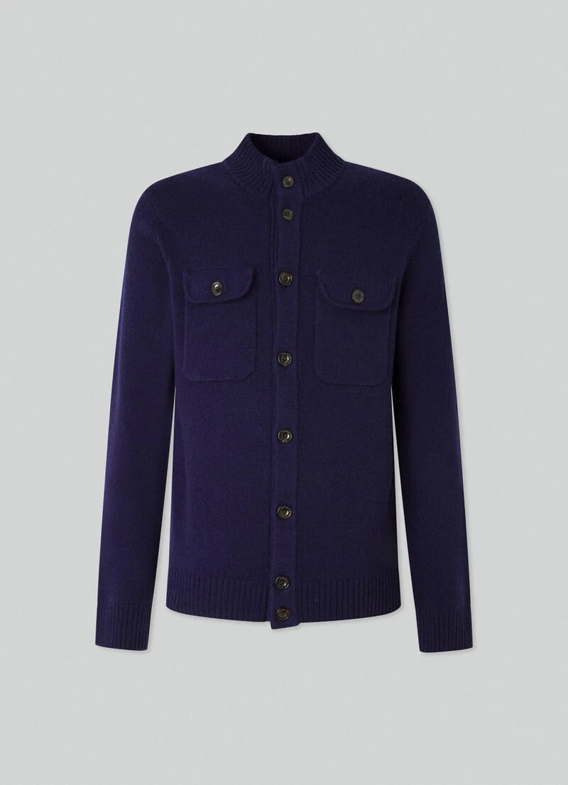 Hackett London WOOL AND CASHMERE CARDIGAN - Image 7