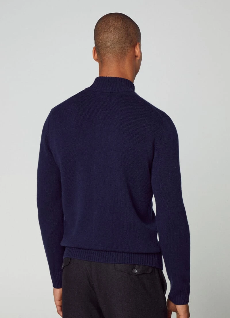 Hackett London WOOL AND CASHMERE CARDIGAN - Image 3