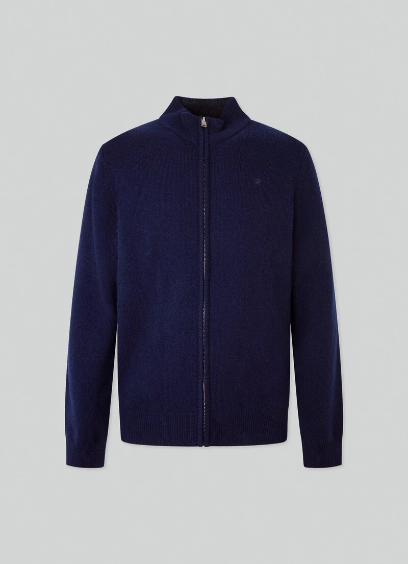 Hackett London FULL ZIP WOOL CARDIGAN - Image 7