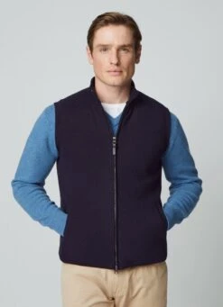 Hackett London KNIT HYBRID GILET