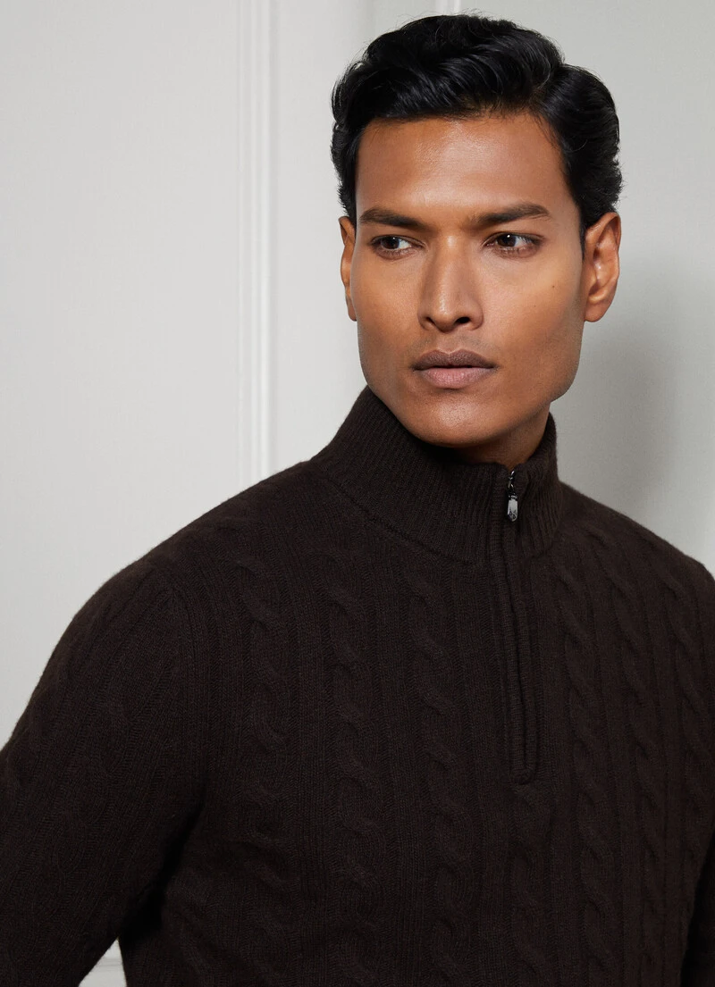 Hackett London HALF-ZIP JUMPER