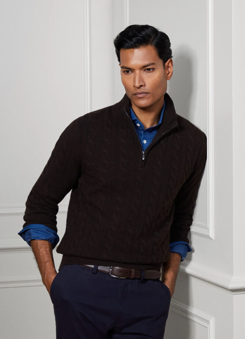 Hackett London HALF-ZIP JUMPER - Image 2